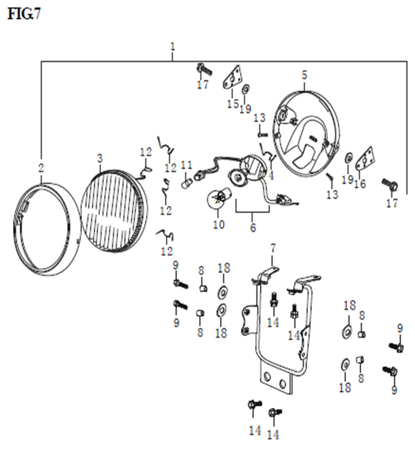 07. Фара передняя