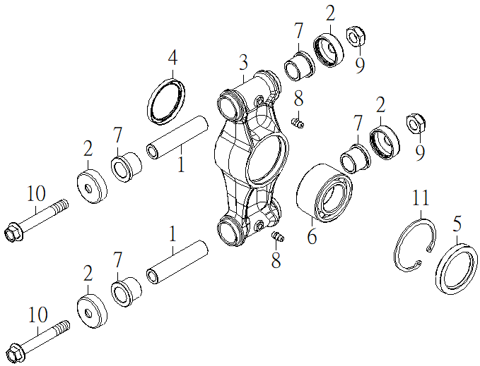 14. Кулак задний