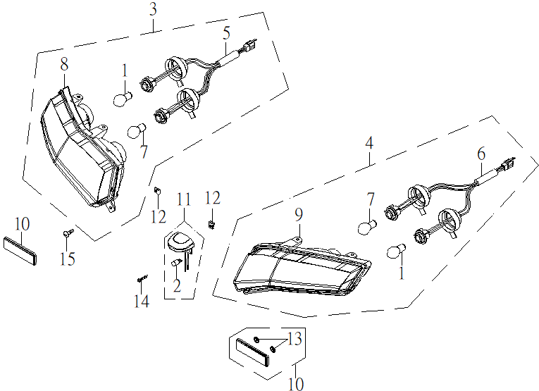 35. Фонари задние