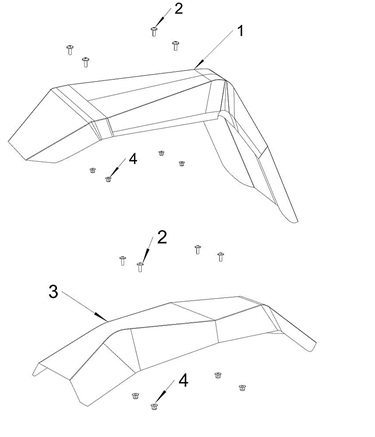08. Крыло переднее, заднее