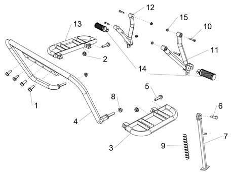 08. Подножки и защита ног